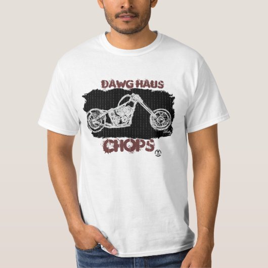 vikkk , dawg haus , chops t-shirt (Voorkant)