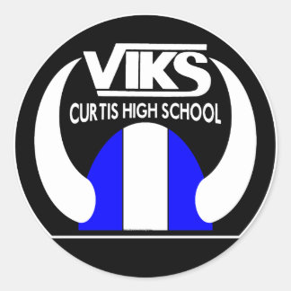VIKS - Curtis High School Ronde Sticker