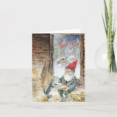 Vikta julkort feestdagen kaart (Voorkant)