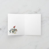 Vikta julkort feestdagen kaart (Binnen)