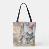 Vikta julkort helgkort tote bag (Achterkant)