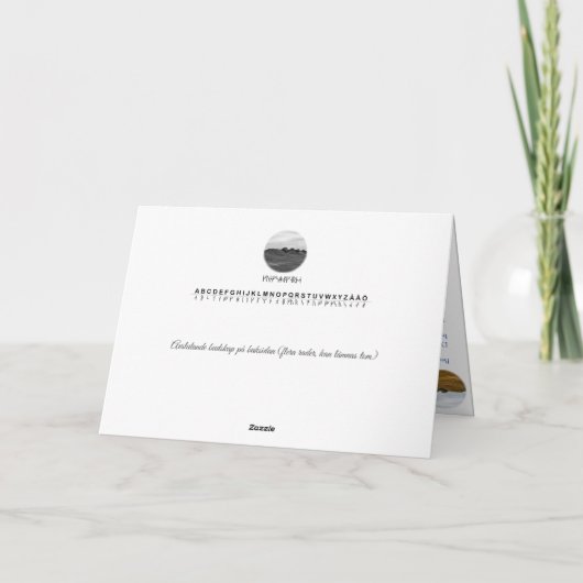 Vikta kort — Kungshögarna Kaart (Achterkant)