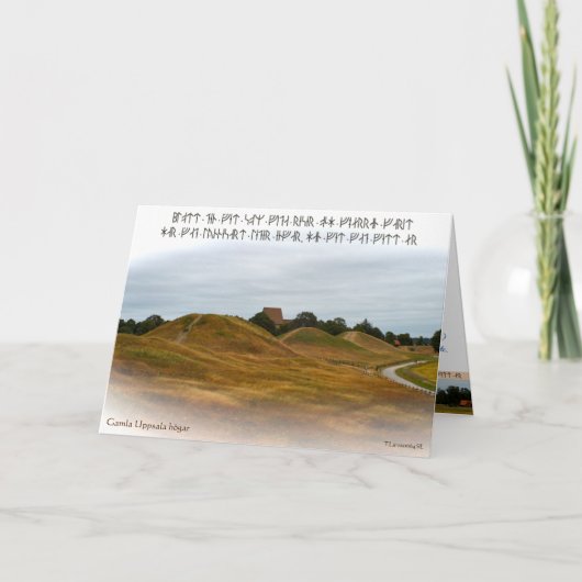 Vikta kort — Kungshögarna Kaart (Voorkant)