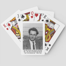 Viktor Frankl geïnspireerd door RoseWrites  Pokerkaarten