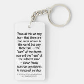 Viktor Frankl Geïnspireerd Sleutelhanger door Rose (achterkant)