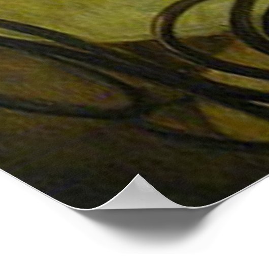 Viktor Oliva. Absinthe Drinker Poster (Hoek)