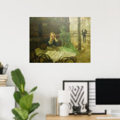 Viktor Oliva. Absinthe Drinker Poster (Thuiskantoor)