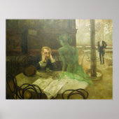 Viktor Oliva. Absinthe Drinker Poster (Voorkant)