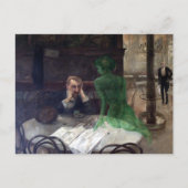 Viktor Oliva The Absinthe Drinker Briefkaart (Voorkant)