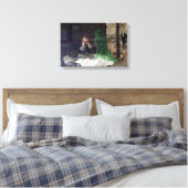 Viktor Oliva The Absinthe Drinker Canvas Afdruk (Insitu (Slaapkamer))