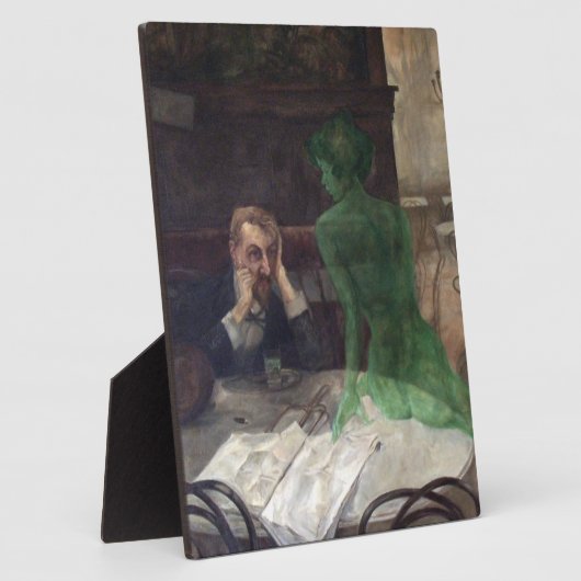 Viktor Oliva The Absinthe Drinker Fotoplaat (Zijkant)