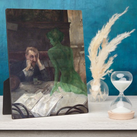 Viktor Oliva The Absinthe Drinker Fotoplaat (Zijkant)