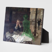 Viktor Oliva The Absinthe Drinker Poster Fotoplaat (Zijkant)