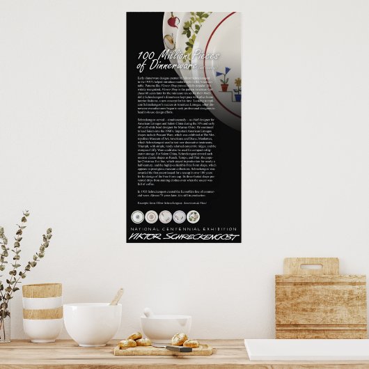 Viktor Schreckengost Dinnerware Legacy Poster (Keuken)