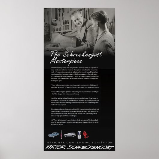 Viktor Schreckengost Student Legacy Poster (Voorkant)
