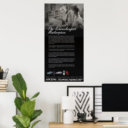 Viktor Schreckengost Student Legacy Poster (Thuiskantoor)