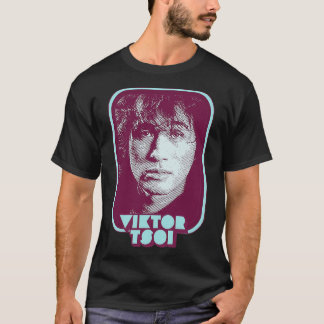Viktor Tsoi K Retro 80s Fan Design T-shirt