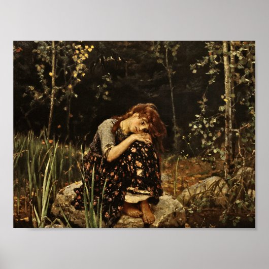 Viktor Vasnetsov - Alyonushka Poster (Voorkant)