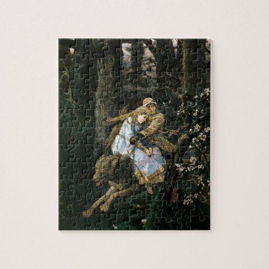 Viktor Vasnetsov - Ivan Tsarevich Riding Gray Wolf Legpuzzel (Verticaal)