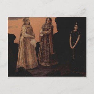 Viktor Vasnetsov- Three Tsarevnas of Kingdom Briefkaart