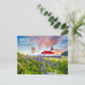 Vikurkirkja, IJsland Briefkaart (Staand voorkant)