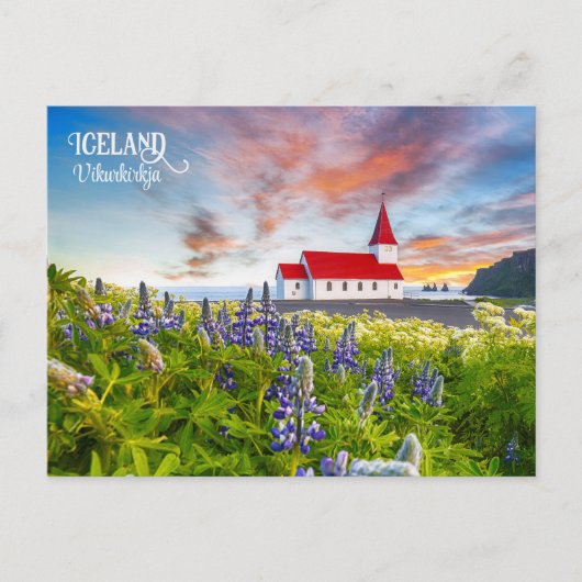 Vikurkirkja, IJsland Briefkaart (Voorkant)
