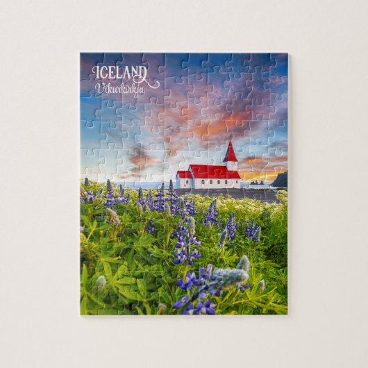 Vikurkirkja, IJsland Legpuzzel (Verticaal)
