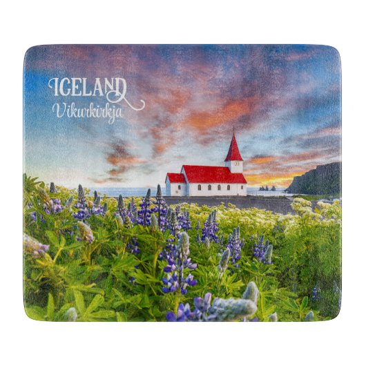 Vikurkirkja, IJsland Snijplank (Voorkant)