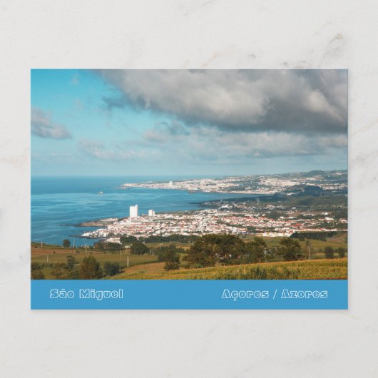 Vila da Lagoa - Azoren Briefkaart (Voorkant)