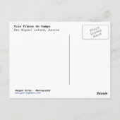 Vila Franca do Campo Briefkaart (Achterkant)