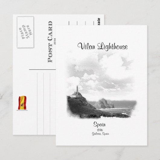 VILAN LIGHTHOUSE, SPANJE BRIEFKAART (Voorkant / Achterkant)