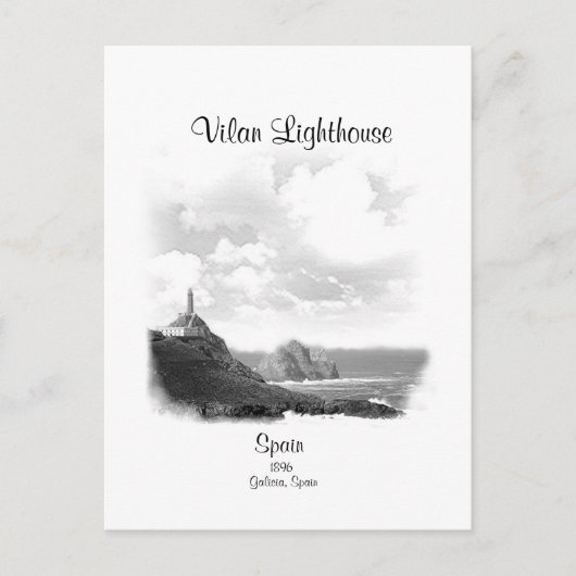 VILAN LIGHTHOUSE, SPANJE BRIEFKAART (Voorkant)