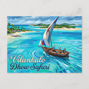 Vilankulo Dhow Safari Mozambique Briefkaart