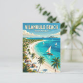 Vilankulo-strand Mozambique Briefkaart (Staand voorkant)