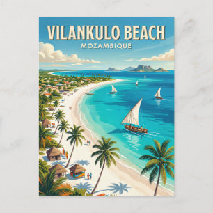 Vilankulo-strand Mozambique Briefkaart