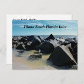 Vilano Beach, Florida inham Feestdagenkaart (Voorkant / Achterkant)