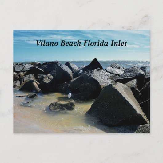 Vilano Beach, Florida inham Feestdagenkaart (Voorkant)