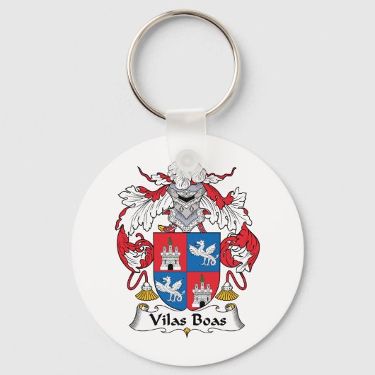 Vilas Boas Family Crest Sleutelhanger (Voorkant)