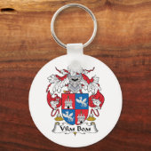 Vilas Boas Family Crest Sleutelhanger (Voorkant)