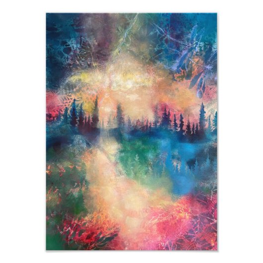 Vild natur i hälsingland foto afdruk (Voorkant)