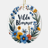 Vilda Blommor Swedish Wildflower Ornament (Links)