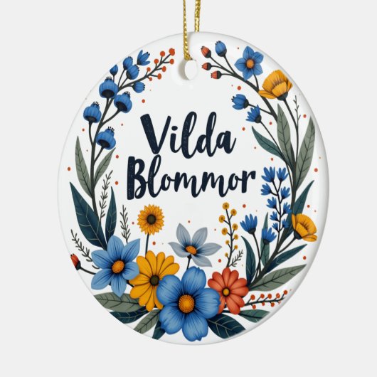 Vilda Blommor Swedish Wildflower Ornament (Links)