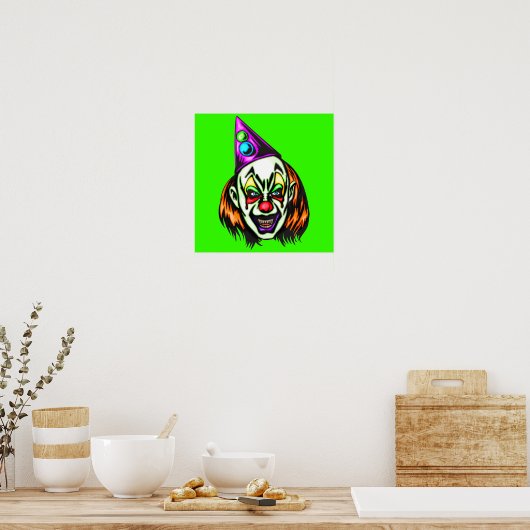 Vile Evil Clown Poster (Keuken)