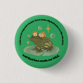 Vile Frog Pin Ronde Button 3,2 Cm (Voorkant)