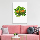 Vile Weed - Bold Funny Anti-Koriander Canvas Afdruk (Insitu (Woonkamer))