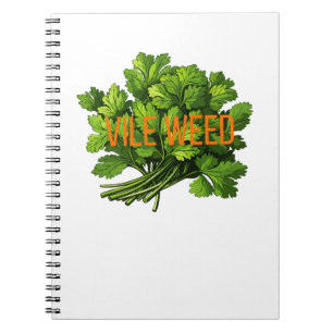 Vile Weed - grappige anti-koriander Notitieboek