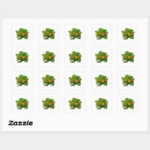 Vile Weed - grappige anti-koriander Vierkante Sticker (Vel)