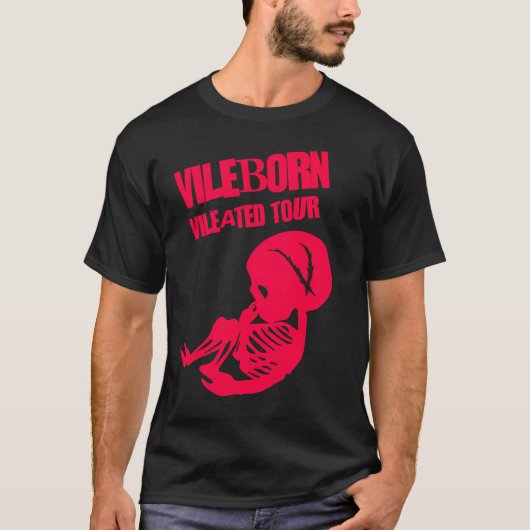 Vileated Tour Shirt BLACK (Voorkant)