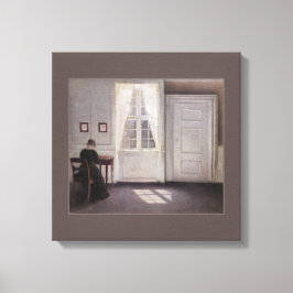 Vilhelm Hammershøi CC0280 (30 op 76,2 cm) Canvas Afdruk
