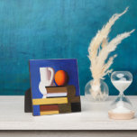 Vilhelm Lundstrom's Modern Painting, Fotoplaat<br><div class="desc">Arrangement with White Jug,  Orange and Book,  modern artwork by Vilhelm Lundstrom.</div>